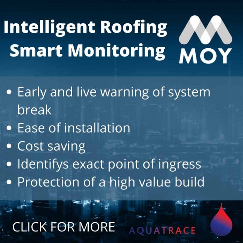 MOY bullet-points for intelligent roofing and smart monitoring