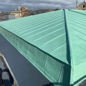 MOY Roof Waterproofing Enkopur and Copper Green Membrane